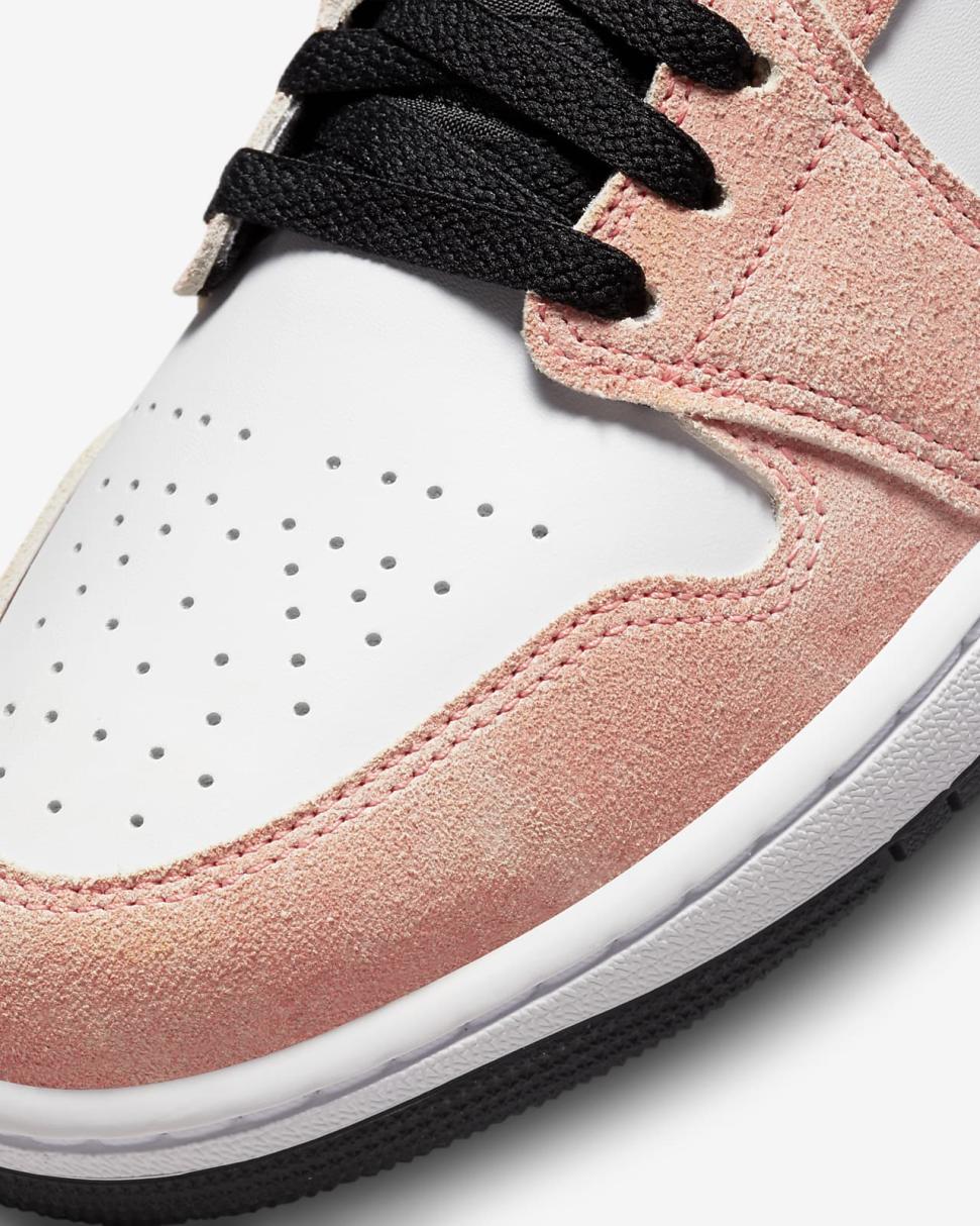 Air Jordan 1 Mid SE Magic Ember/White/Black/Sundial | Mens Nike First Day Kicks