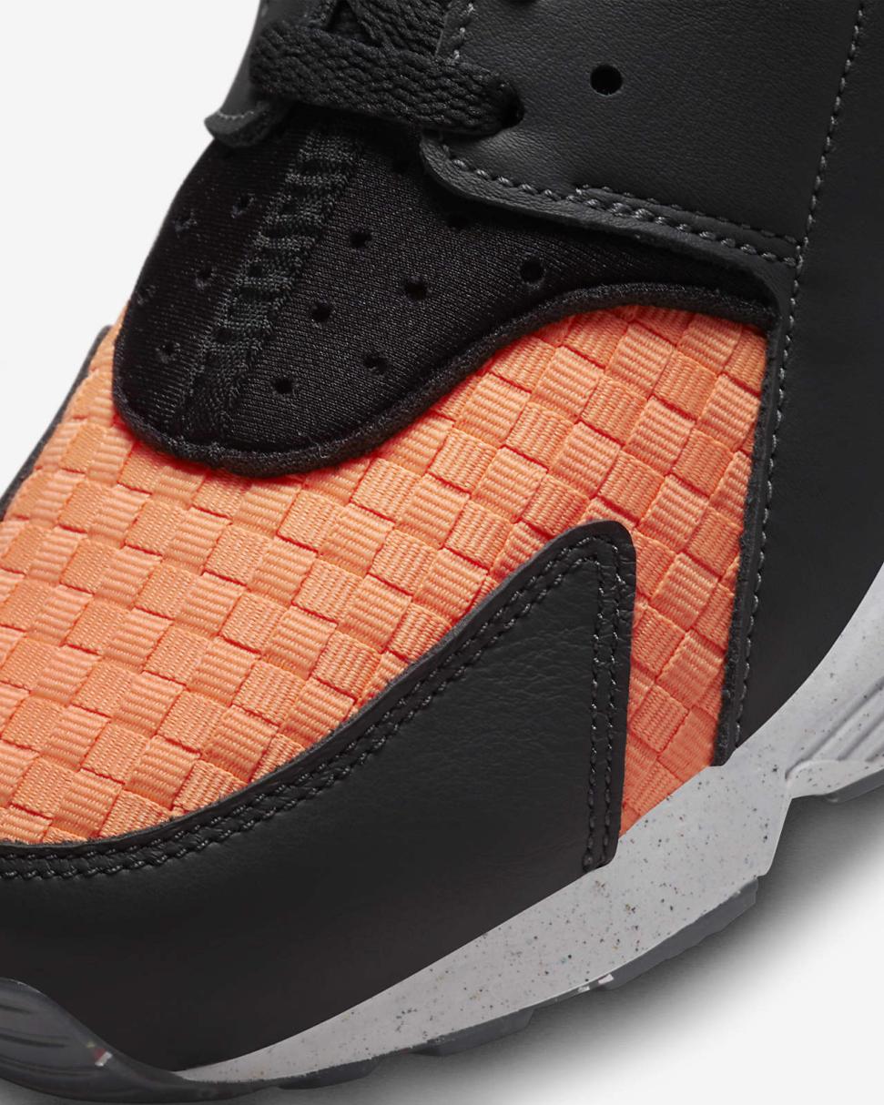 Nike Air Huarache Crater Premium Anthracite/Atomic Orange/White/Black | Mens Nike Lifestyle