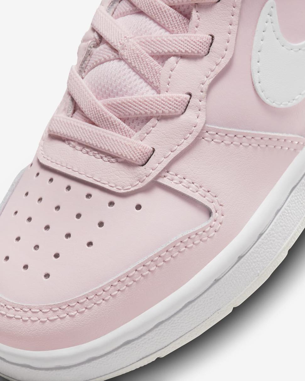 Nike Court Borough Mid 2 Pearl Pink/Summit White/White | Kids Nike Lifestyle