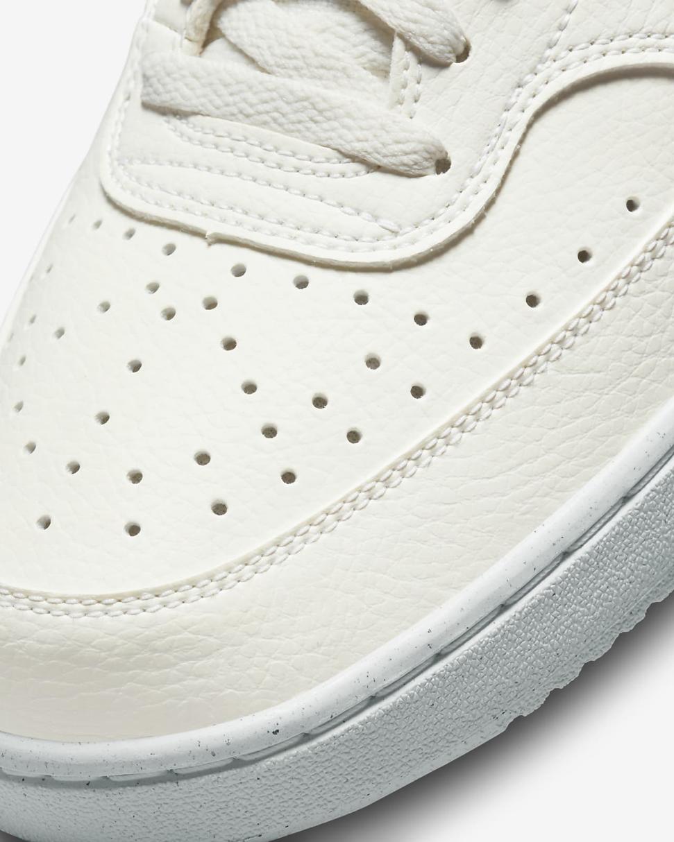 Nike Court Vision Low Next Nature Sail/Sail/Vivid Green/Hot Curry | Mens Nike First Day Kicks