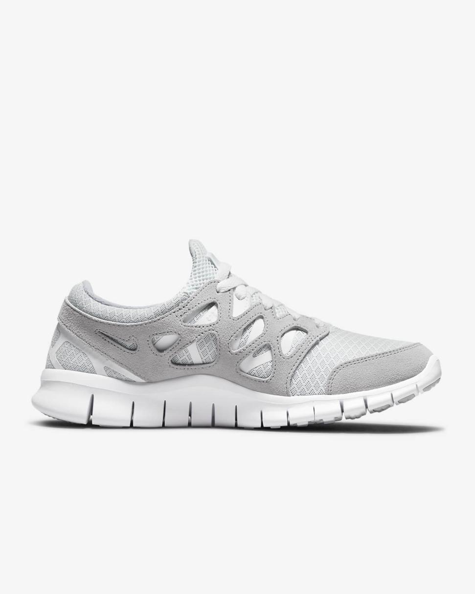 Nike Free Run 2 Wolf Grey/White/Pure Platinum | Mens Nike Lifestyle