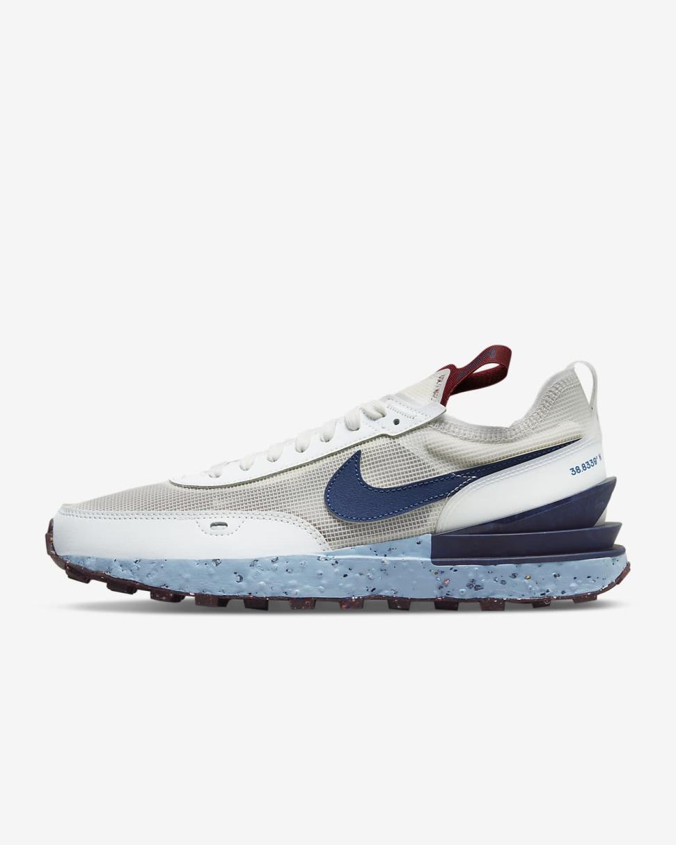 Nike Waffle One Crater Summit White/Team Red/Blue Void | Mens Nike Lifestyle