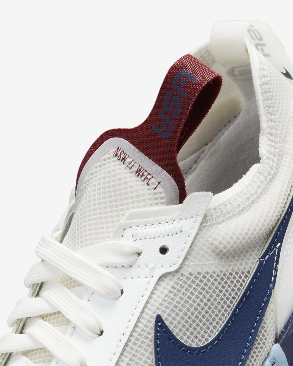 Nike Waffle One Crater Summit White/Team Red/Blue Void | Mens Nike Lifestyle