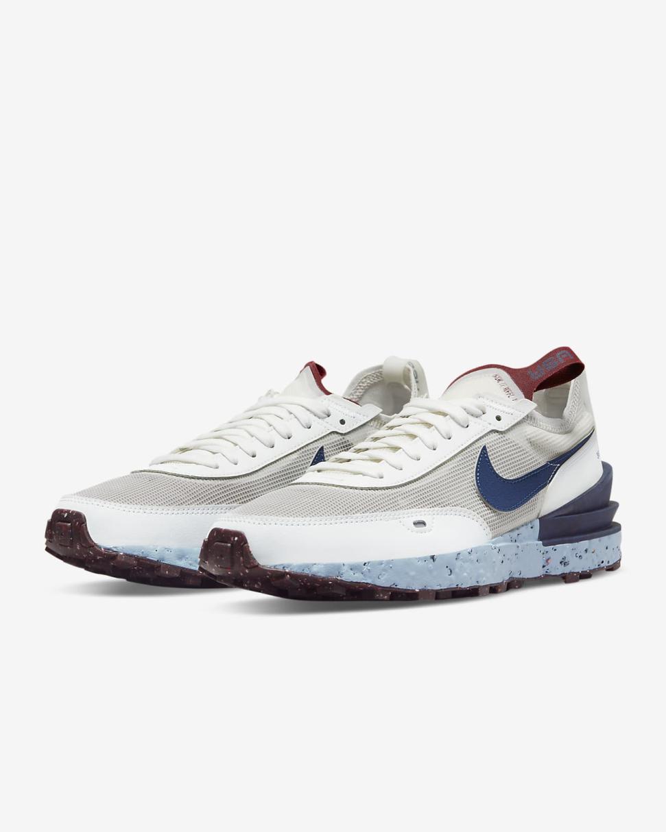 Nike Waffle One Crater Summit White/Team Red/Blue Void | Mens Nike Lifestyle
