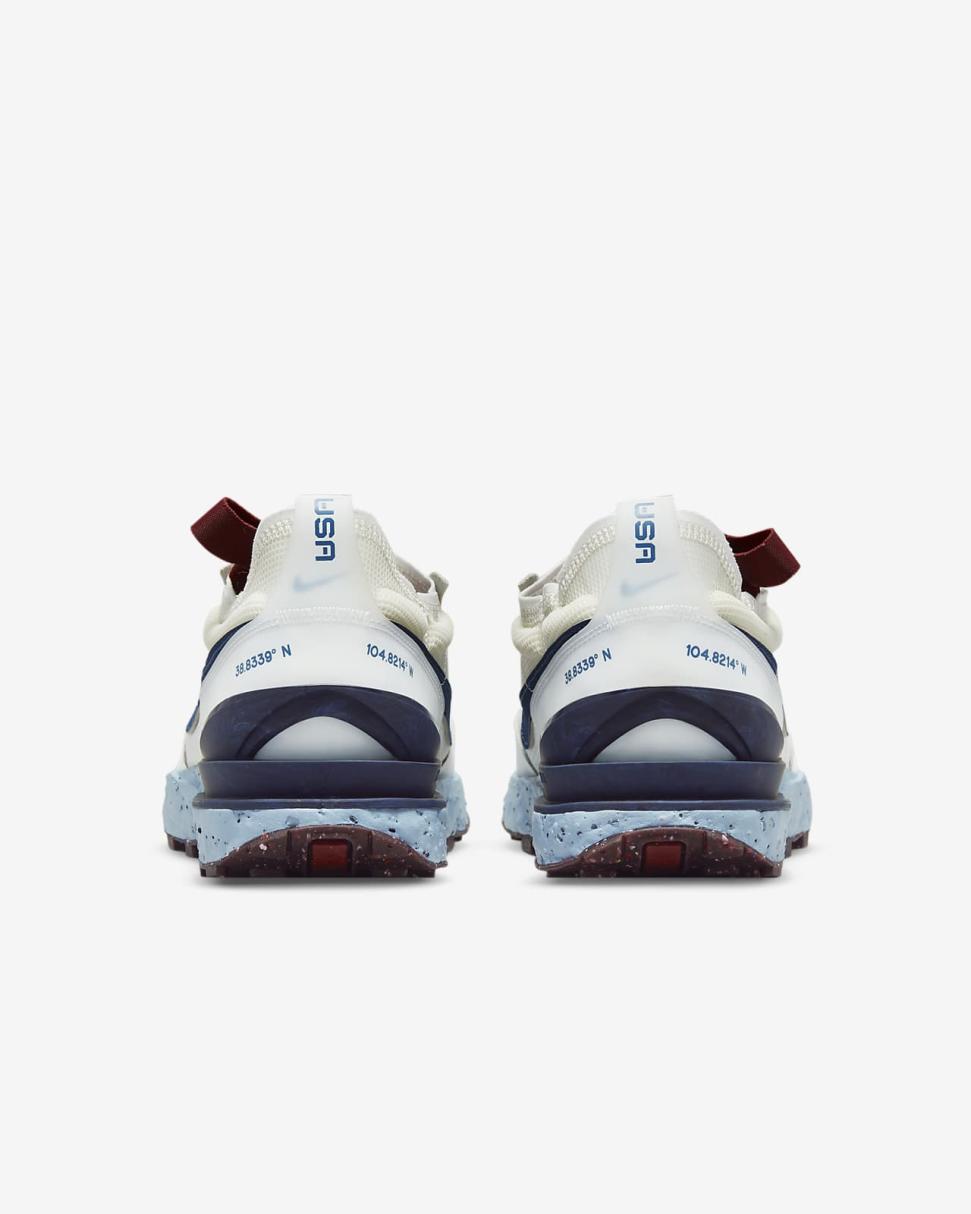 Nike Waffle One Crater Summit White/Team Red/Blue Void | Mens Nike Lifestyle